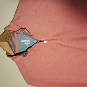 Mint johnnie O Medium Pink Quarter Zip